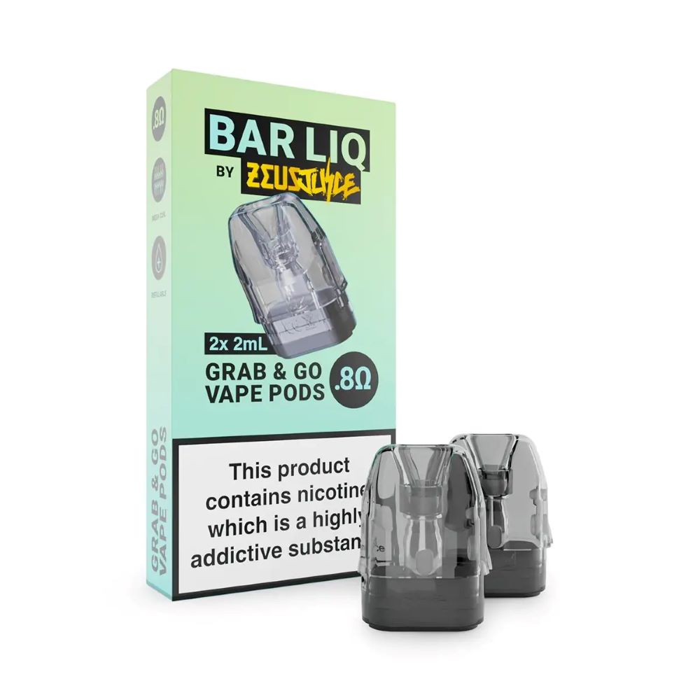 Zeus Juice Grab and Go Replacement Pods (Pack of 2)