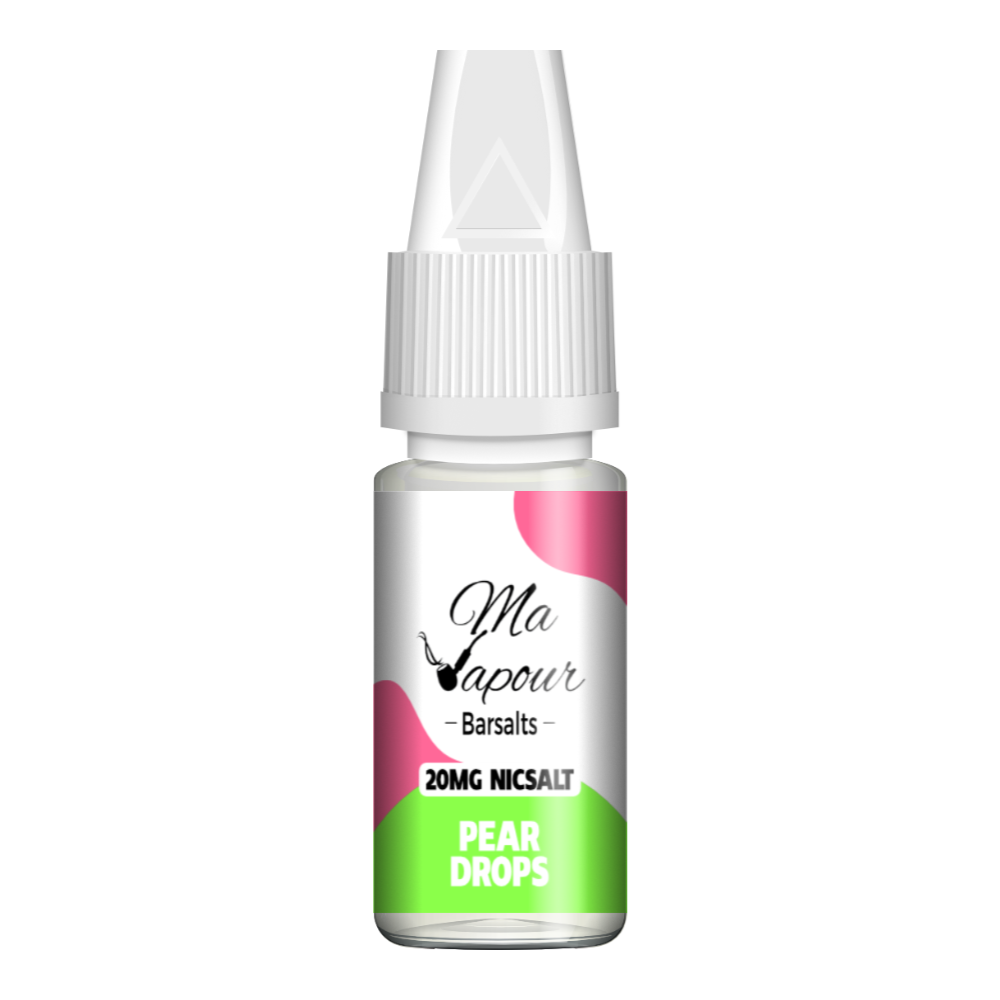 Pear Drops Ma Vapour Barsalts 10ml Nic Salt Eliquid