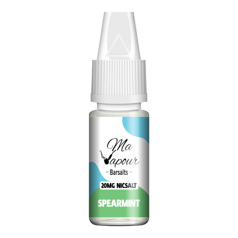 Spearmint Ma Vapour Barsalts 10ml Nic Salt Eliquid