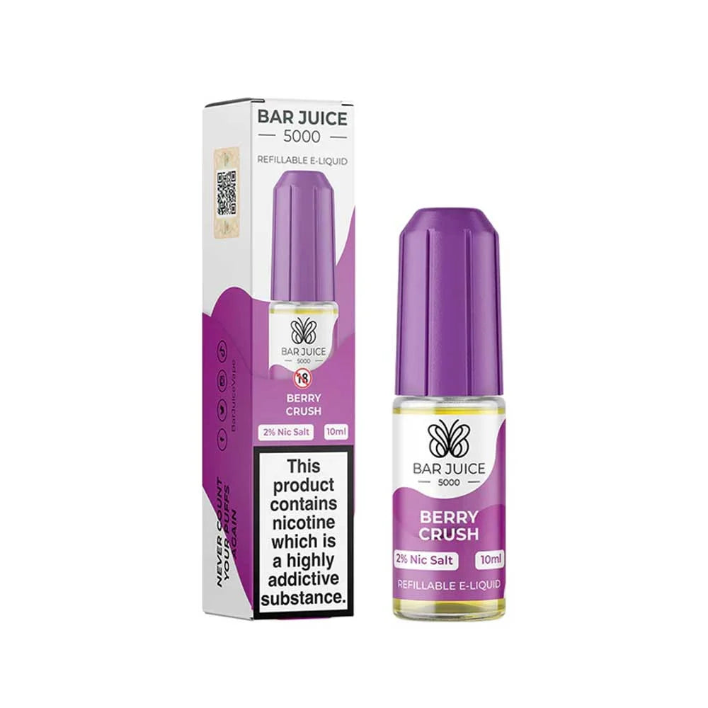 Berry Crush Bar Juice 5000 10ml Nic Salt E liquid