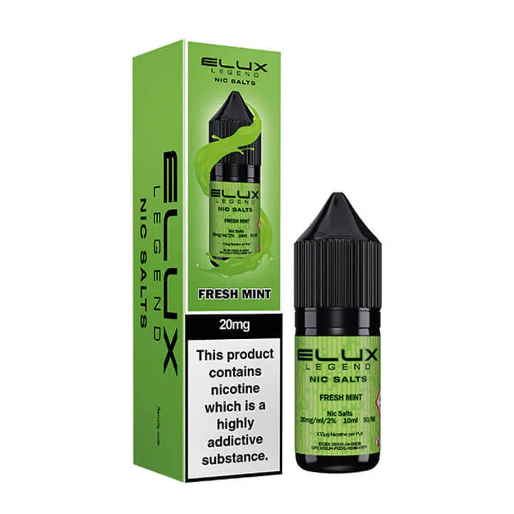 Fresh Mint Elux Legend 10ml Nic Salt Eliquid