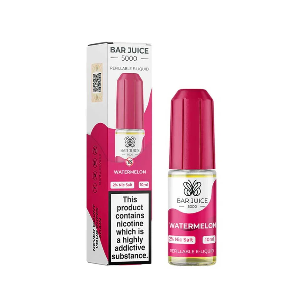 Watermelon Bar Juice 5000 10ml Nic Salt E liquid