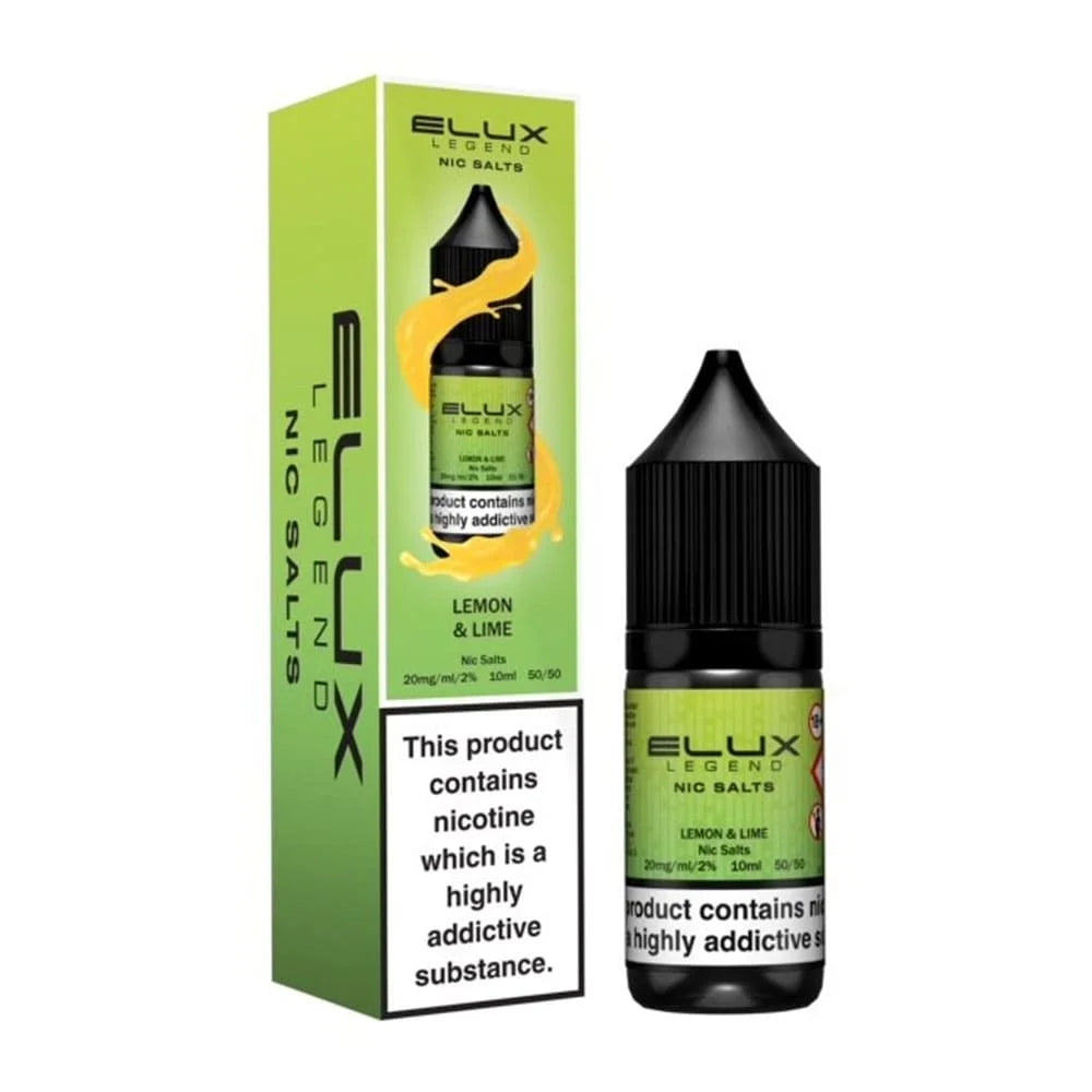 Lemon Lime Elux Legend 10ml Nic Salt Eliquid