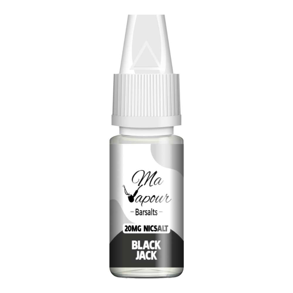 Black Jack Ma Vapour Barsalts 10ml Nic Salt Eliquid