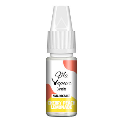 Cherry Peach Lemonade Ma Vapour Barsalts 10ml Nic Salt Eliquid