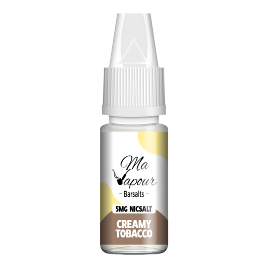 Creamy Tobacco Ma Vapour Barsalts 10ml Nic Salt Eliquid