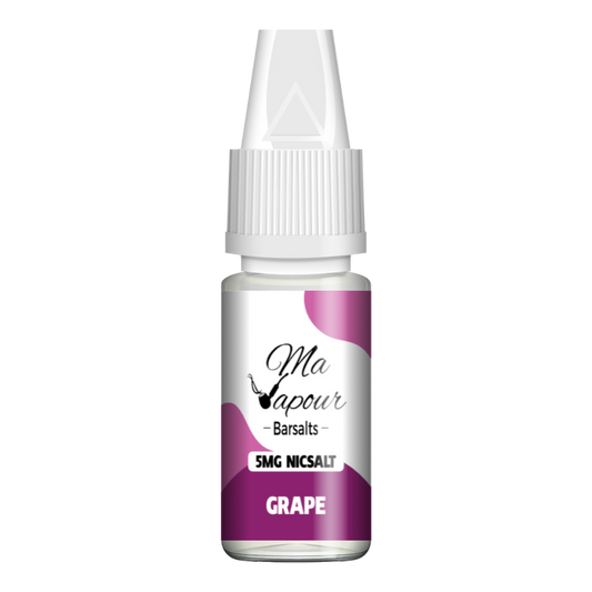 Grape Ma Vapour Barsalts 10ml Nic Salt Eliquid