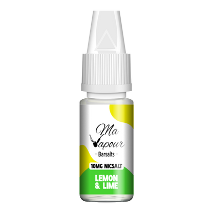 Lemon and Lime Ma Vapour Barsalts 10ml Nic Salt Eliquid