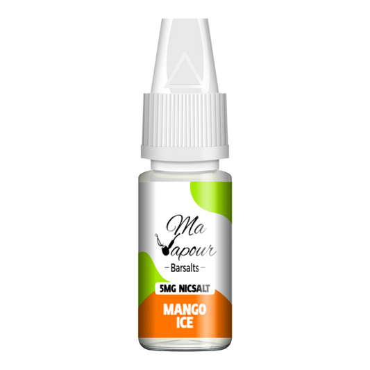 Mango Ice Ma Vapour Barsalts 10ml Nic Salt Eliquid