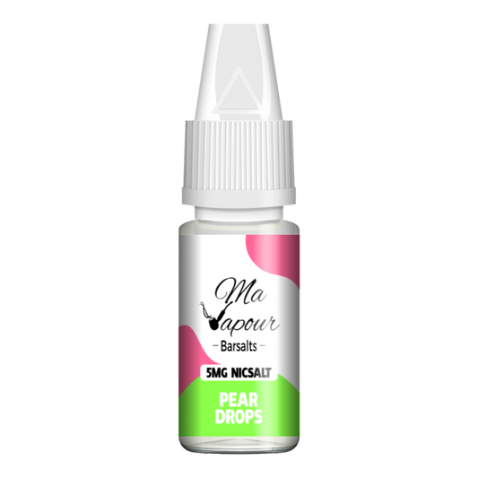 Pear Drops Ma Vapour Barsalts 10ml Nic Salt Eliquid