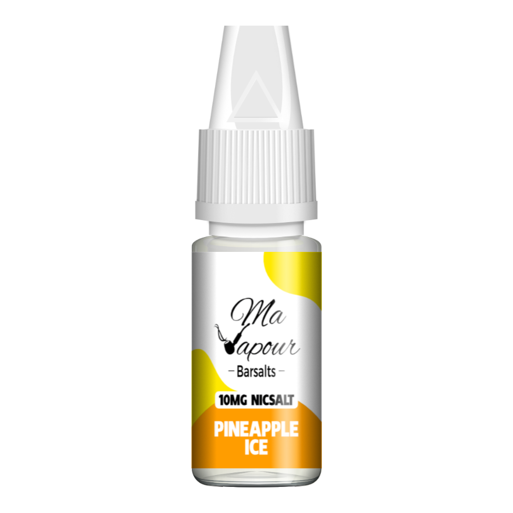 Pineapple Ice Ma Vapour Barsalts 10ml Nic Salt Eliquid