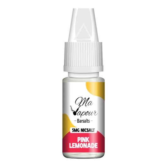 Pink Lemonade Ma Vapour Barsalts 10ml Nic Salt Eliquid