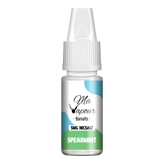 Spearmint Ma Vapour Barsalts 10ml Nic Salt Eliquid