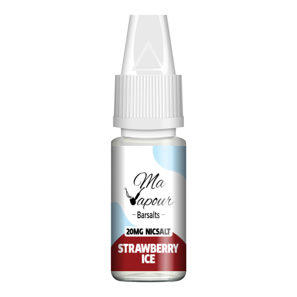 Strawberry Ice Ma Vapour Barsalts 10ml Nic Salt Eliquid
