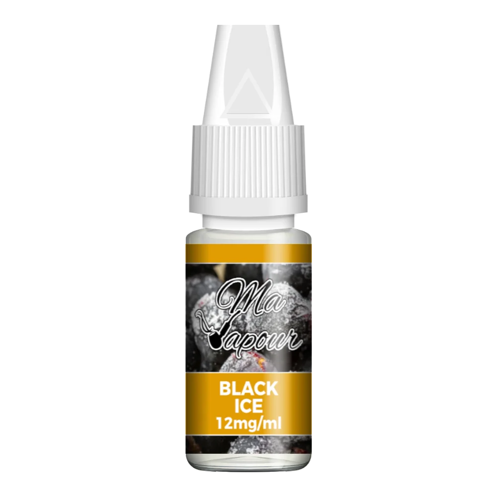 Black Ice Ma Vapour 10ml Eliquid 60VG/40PG