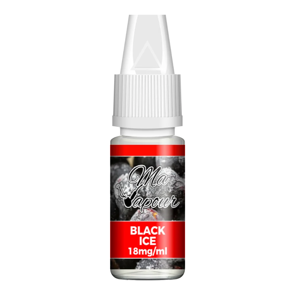 Black Ice Ma Vapour 10ml Eliquid 60VG/40PG