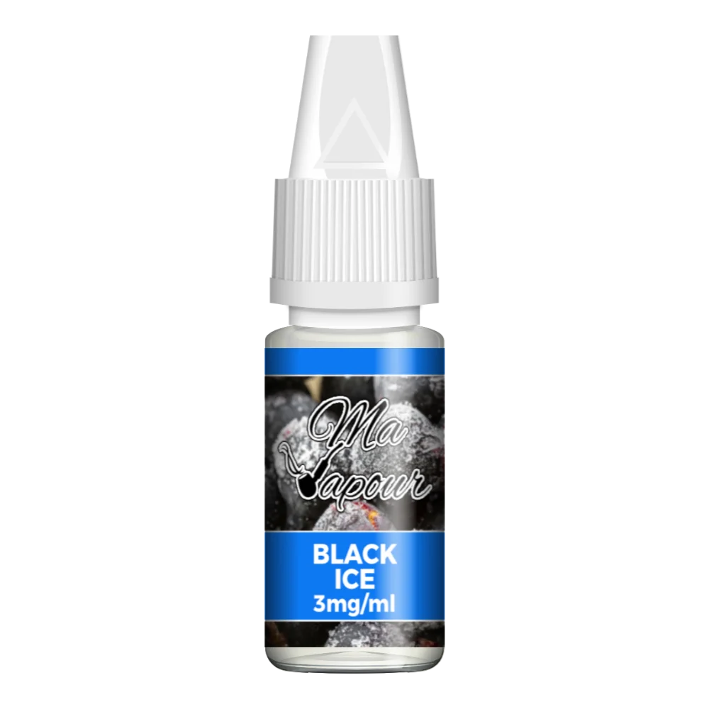 Black Ice Ma Vapour 10ml Eliquid 60VG/40PG