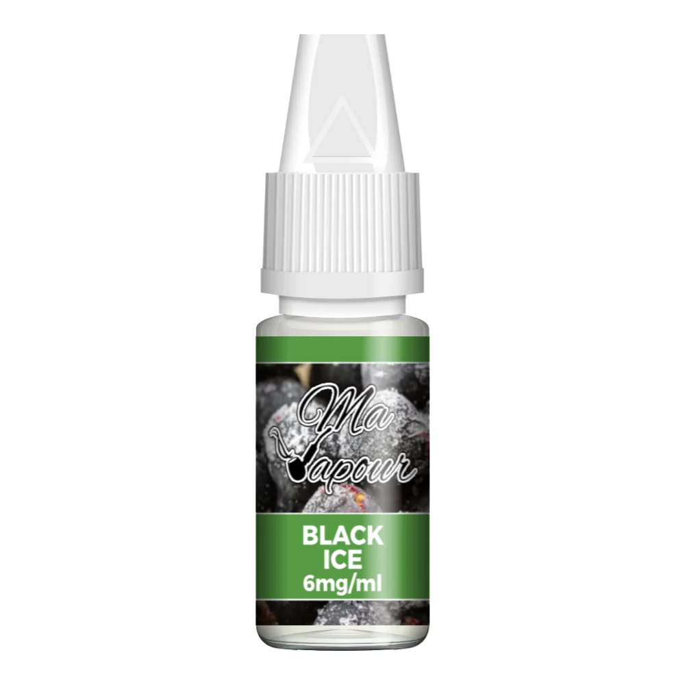 Black Ice Ma Vapour 10ml Eliquid 60VG/40PG