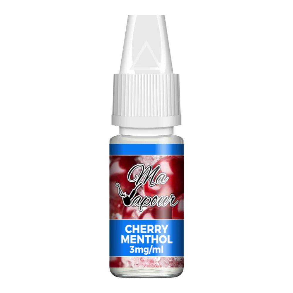 Cherry Menthol Ma Vapour 10ml Eliquid 60VG/40PG