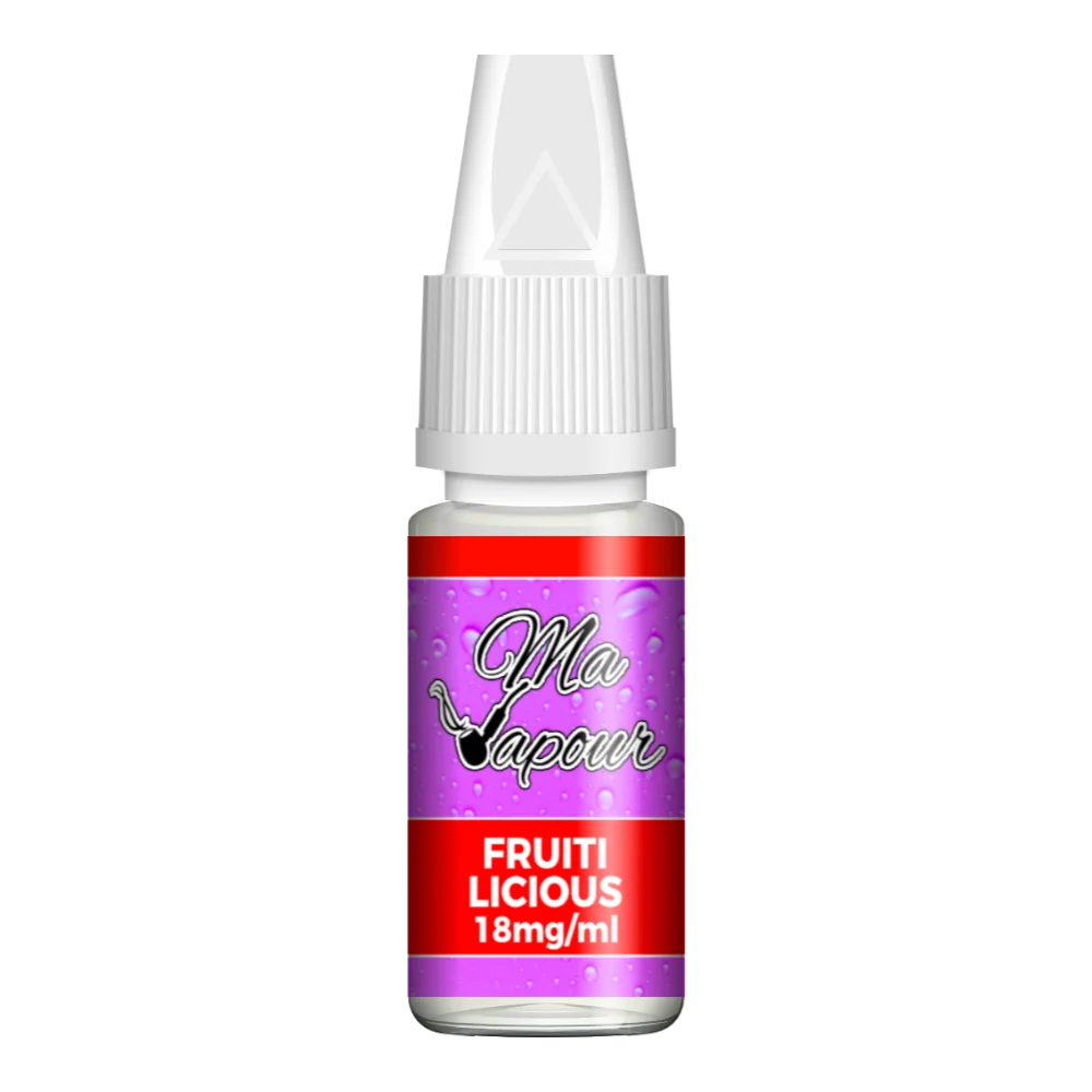 Fruitilicious Ma Vapour 10ml Eliquid 60VG/40PG