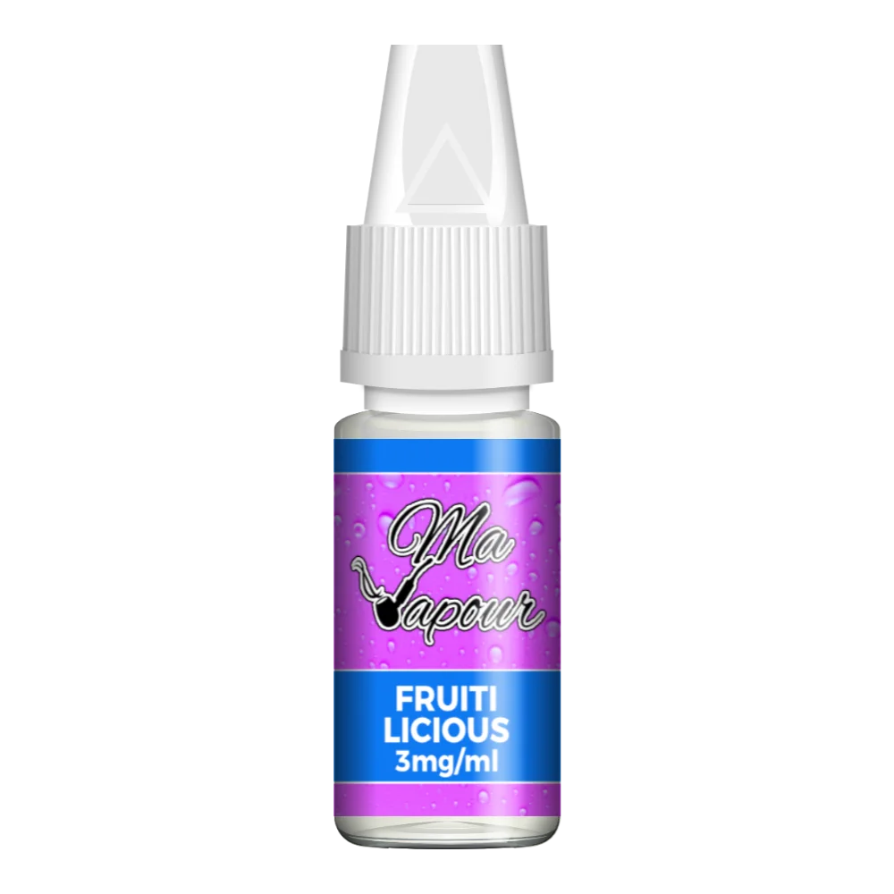 Fruitilicious Ma Vapour 10ml Eliquid 60VG/40PG