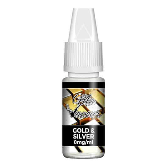 Gold & Silver Ma Vapour 10ml Eliquid 60VG/40PG