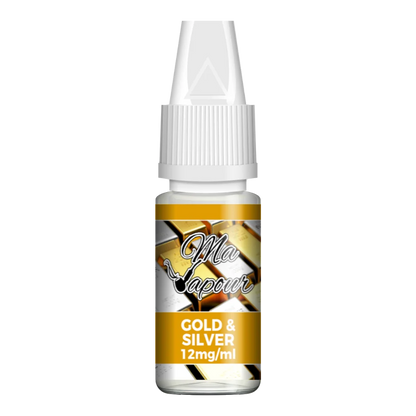 Gold & Silver Ma Vapour 10ml Eliquid 60VG/40PG
