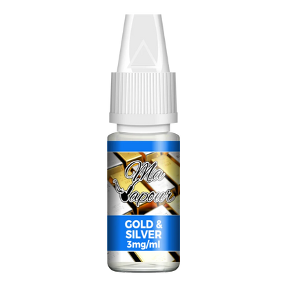 Gold & Silver Ma Vapour 10ml Eliquid 60VG/40PG