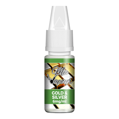 Gold & Silver Ma Vapour 10ml Eliquid 60VG/40PG