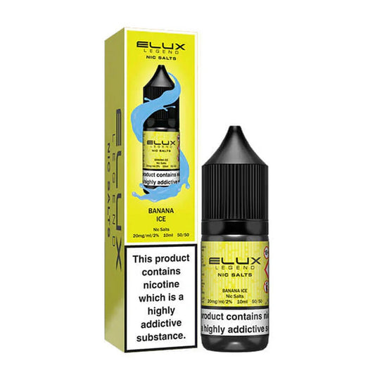 Banana Ice Elux Legend 10ml Nic Salt Eliquid