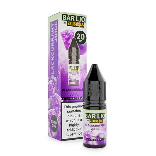 Blackcurrant Juice Zeus Juice Bar LIQ 10ml Nic Salt Eliquid