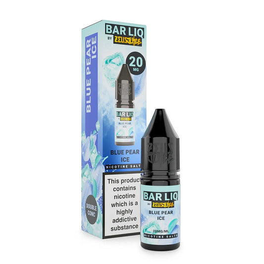 Blue Pear Ice Zeus Juice Bar LIQ 10ml Nic Salt Eliquid