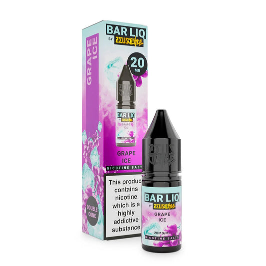 Grape Ice Zeus Juice Bar LIQ 10ml Nic Salt Eliquid