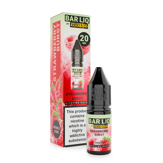 Strawberry Burst Zeus Juice Bar LIQ 10ml Nic Salt Eliquid