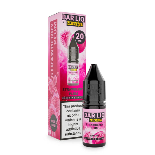 Strawberry Plumb Zeus Juice Bar LIQ 10ml Nic Salt Eliquid