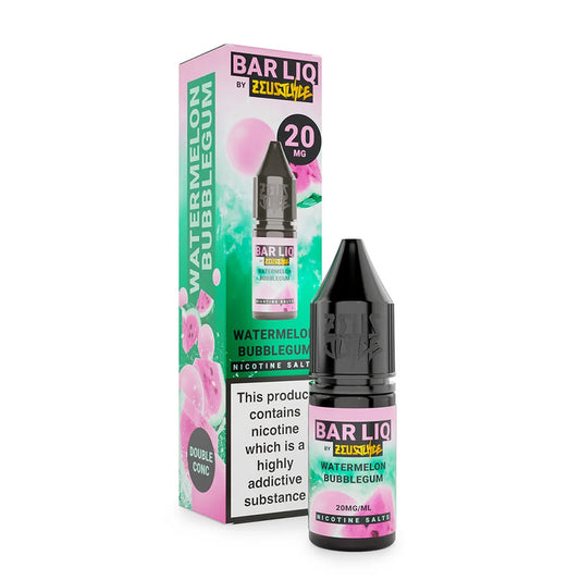Watermelon Bubblegum Zeus Juice Bar LIQ 10ml Nic Salt Eliquid