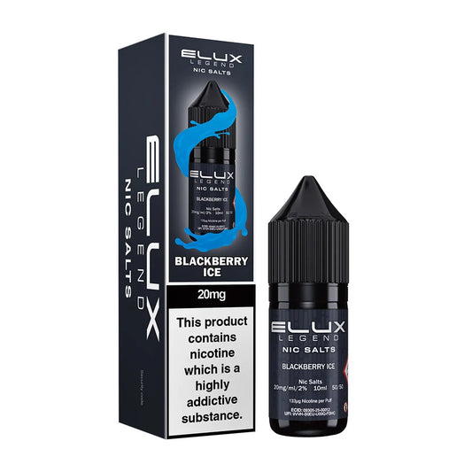 Blackberry Ice Elux Legend 10ml Nic Salt Eliquid