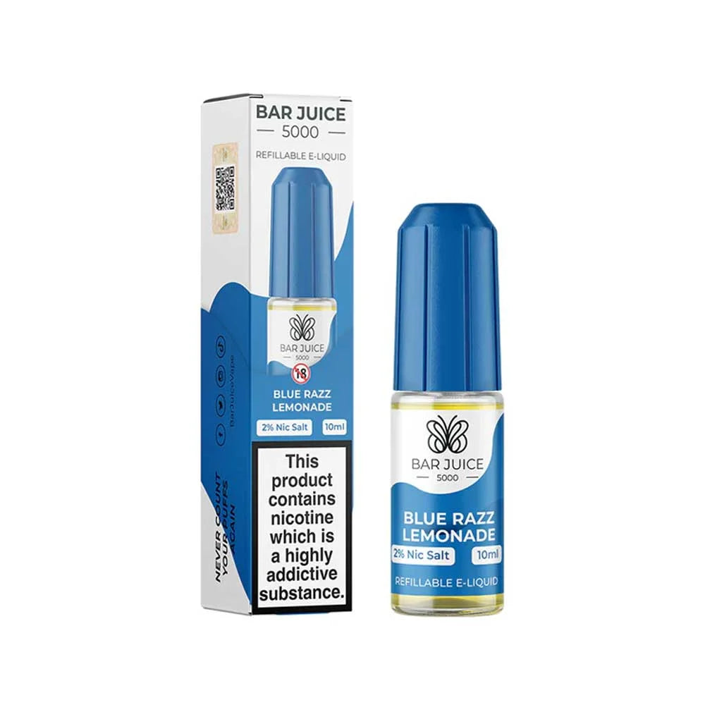 Blue Razz Lemonade Bar Juice 5000 10ml Nic Salt E liquid