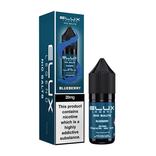 Blueberry Elux Legend 10ml Nic Salt Eliquid