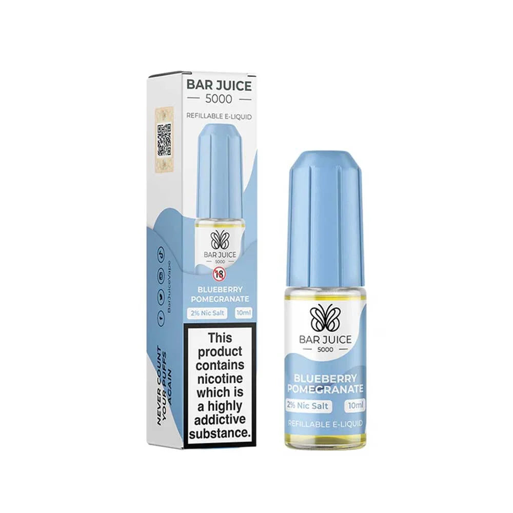 Blueberry Pomegranate Bar Juice 5000 10ml Nic Salt E liquid