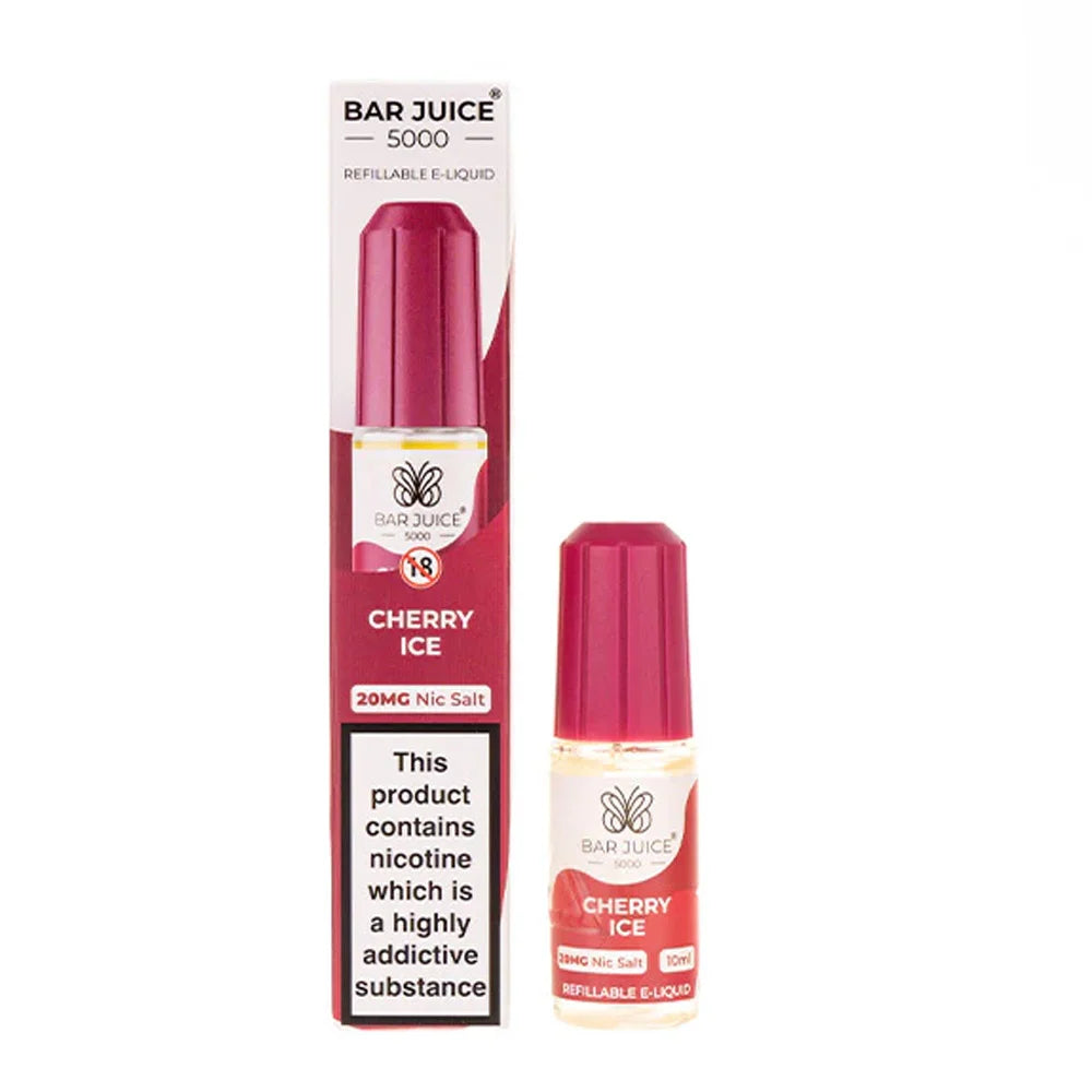 Cherry Ice Bar Juice 5000 10ml Nic Salt E liquid