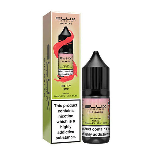 Cherry Lime Elux Legend 10ml Nic Salt Eliquid