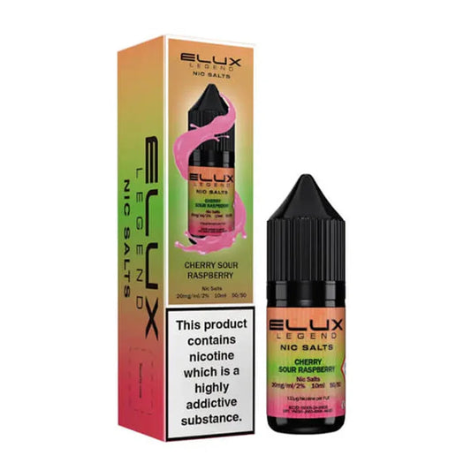 Cherry Sour Raspberry Elux Legend 10ml Nic Salt Eliquid