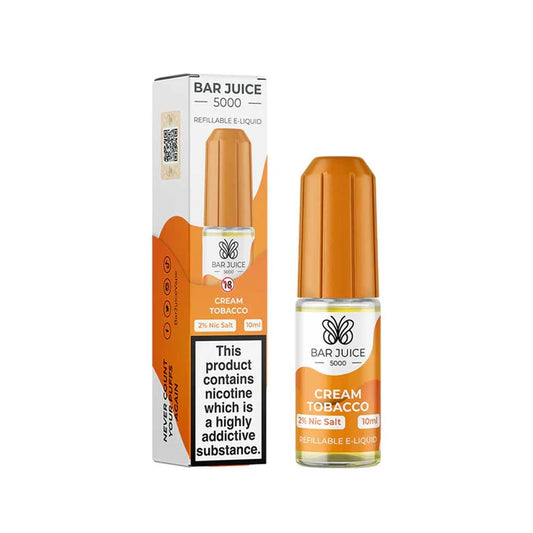 Cream Tobacco Bar Juice 5000 10ml Nic Salt E liquid