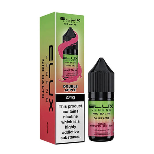 Double Apple Elux Legend 10ml Nic Salt Eliquid