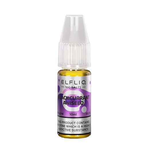 Blackcurrant Aniseed ELFLIQ 10ml Nic Salt Eliquid