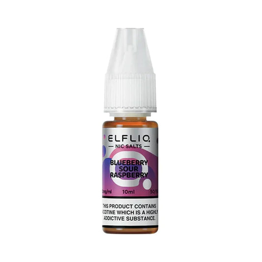 Blueberry Sour Raspberry ELFLIQ 10ml Nic Salt Eliquid