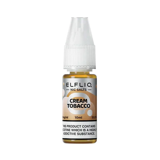 Cream Tobacco ELFLIQ 10ml Nic Salt Eliquid