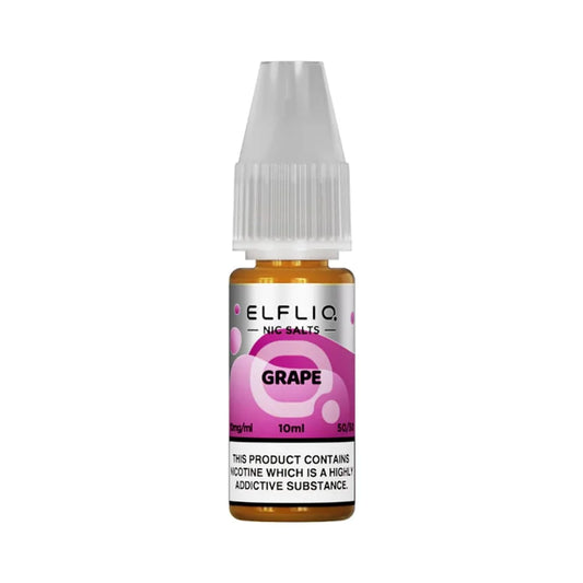 Grape ELFLIQ 10ml Nic Salt Eliquid