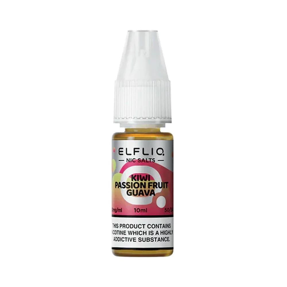 Kiwi Passion Fruit Guava ELFLIQ 10ml Nic Salt Eliquid